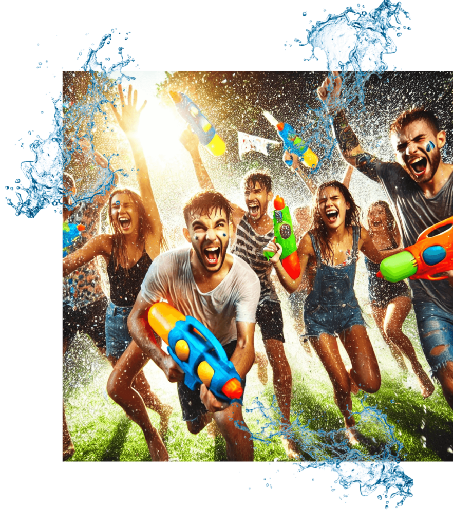 bataille d'eau jeux